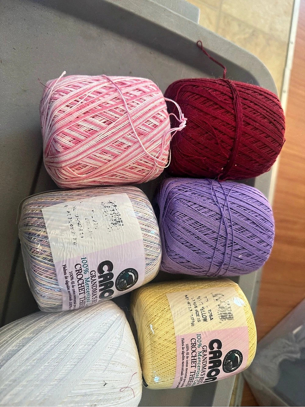 Caron Grandma's Best 100% Mercerized Cotton Crochet Thread Crochet Thread